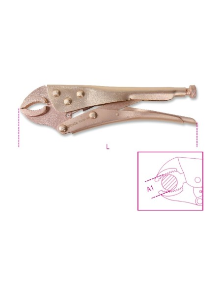 MORDAZA ANTICHISPA 240 MM DE PRESION CONCAVA 1052BA 240