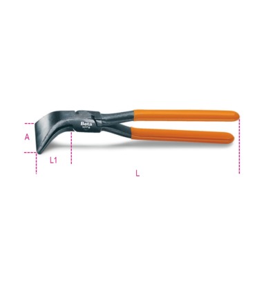 ALICATE 280 MM BOCA ANCHAS Y ACODADAS1078 280
