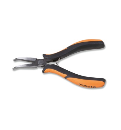 ALICATE BOCA PLANA LARGA CURVA LISA BIMATERIAL 1172BM/P