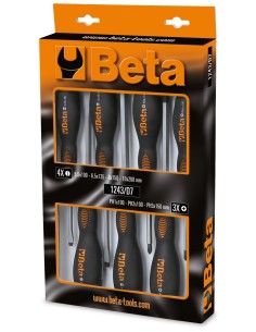 JUEGO 7 DESTORNILLADORES EN CAJA 1243/D7