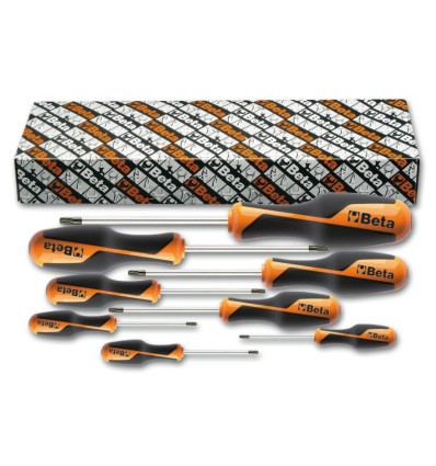JUEGO 8 DESTORNILLADORES HUELLA TORX 1268RTX/S8