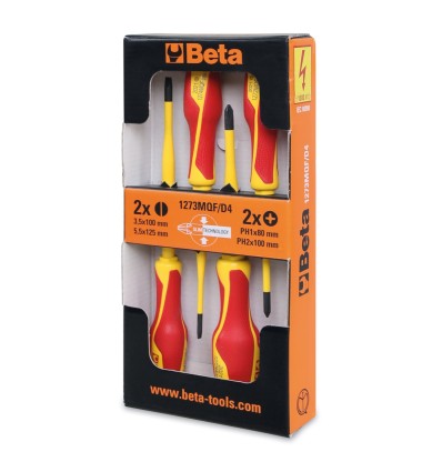 JUEGO 4 DESTORNILLADORES SLIM 1273MQF/D4