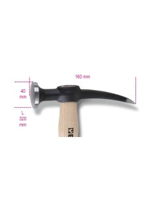 MARTILLO CABEZA CONVEXA CON MANGO MADERA 1345