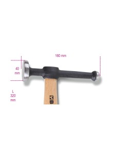 MARTILLO CABEZA PLANA Y PEÑA ESFERICA 1351