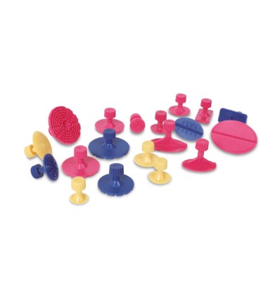JUEGO 19 VENTOSAS DE PLASTICO 1366/KF
