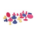 JUEGO 19 VENTOSAS DE PLASTICO 1366/KF