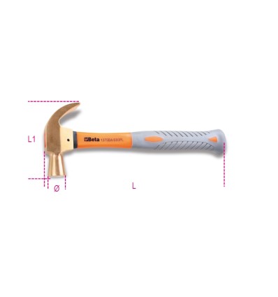MARTILLO ANTICHISPA SACACLAVOS 1375BA/PL 680