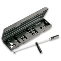 JUEGO DESTORNILLADOR 90 GRADOS CON HOJAS EN CAJA 1439K7