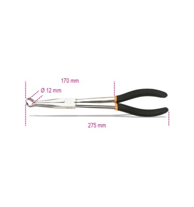 TENAZA CASQUILOS DE BUJIAS PVC 1474DL
