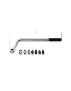LLAVE CURVADA CARRACA CON PUNTAS 1477K/7
