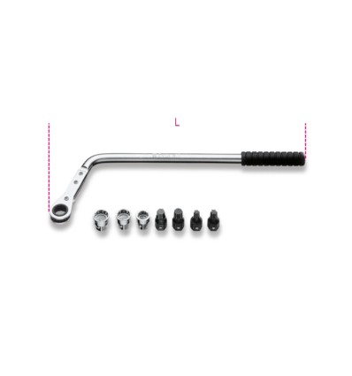 LLAVE CURVADA CARRACA CON PUNTAS 1477K/7