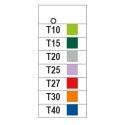 Vaso macho torx de colores mod 900MC