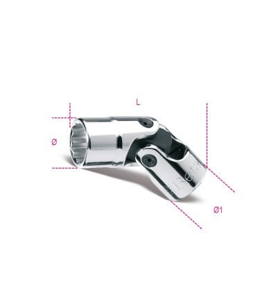 Llave vaso articulada bihexagonal mod 910B