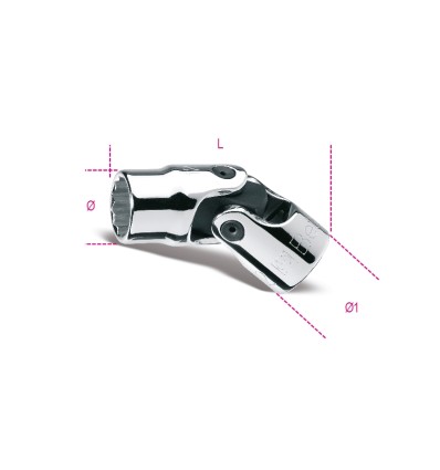 Llave vaso artiuclada bihexagonal mod 910AS