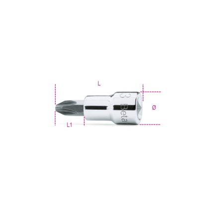 Vaso para tornillos con huella cruz phillips mod 910PH