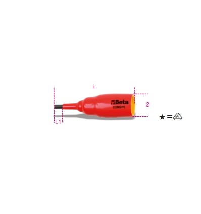 vaso macho hexagonal mod 920MQ