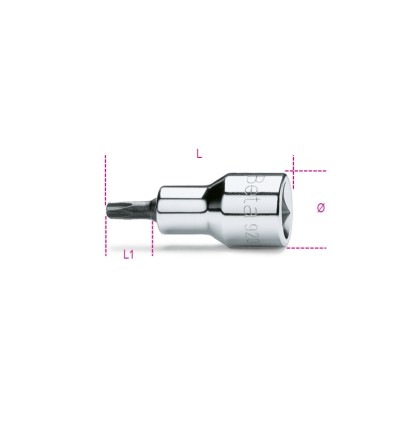 Vaso macho para tornillo con huella torx mod 920TX-L