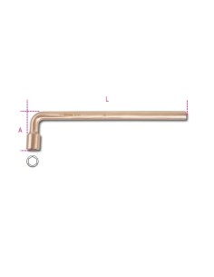 Llave pipa antichispa hexagonal mod 937BA