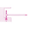 Llave en T hexagonal con 3 extremidades mod 951AS