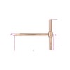 Llave antichispa hexagonal macho mod 951BA