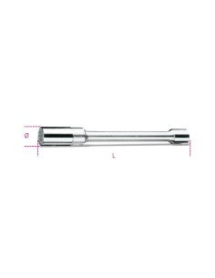 Llave vaso con cuadrado 1/2 pulgadas para bujias tipo largo mod 956L