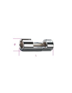 Llave vaso por sonda lambda 1/2 pulgadas mod 960SL