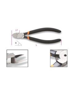 Alicate cortante diagonal raso mod 1080D