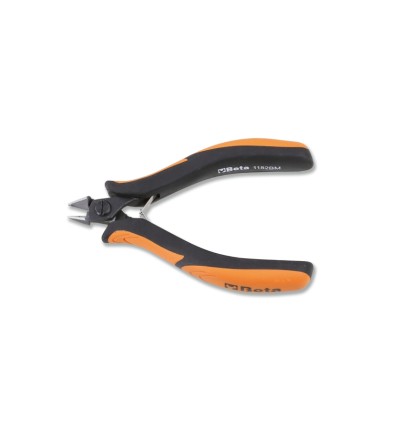 Alicate boca diagonal adelgazada bimaterial mod 1185BM