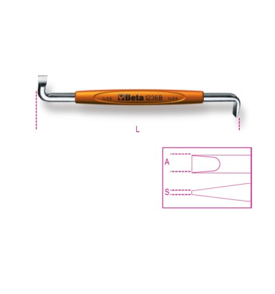Destornillador acodado mod 1236B