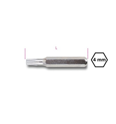Punta con huella torx tamper resistant mod 1256RTX