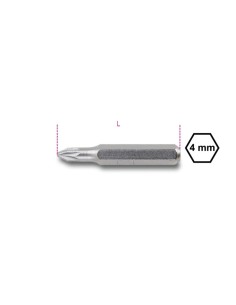 Punta con huella pozidriv mod 1256PZ