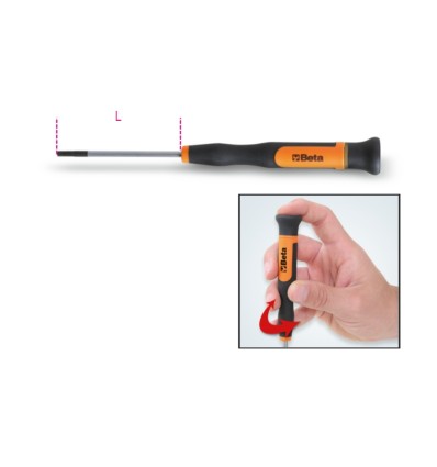 Microdestornillador de llave hexagonal mod 1257ES