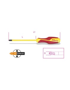 Destornillador para huella pozidriv mod 1279MQ-F