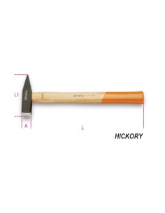 Martillo mecanico tipo aleman con mango de madera mod 1370