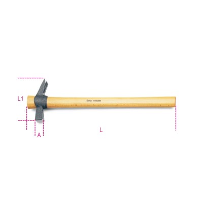 Martillo para carpinteros madera mod 1376X