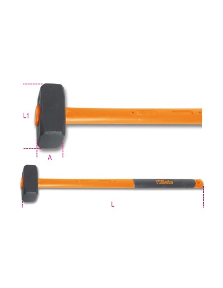Maza recta en fibra mod 1381T