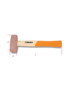 Maza con cabeza de cobre mod 1385