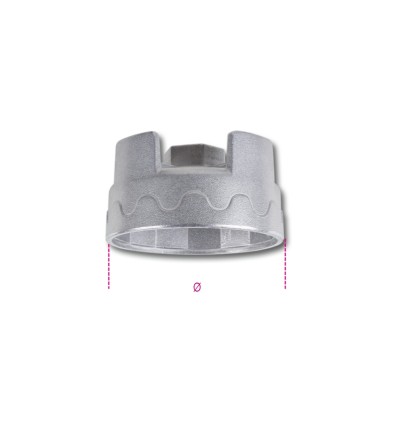 Llave vaso para filtros aceite mod 1493AL