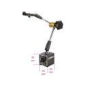 SOPORTE 2 MM CON BASE MAGNETICA ARTICULADA 1662SP2