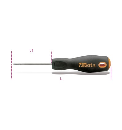 AGUJA DE PRECISION RECTA CON MANGO 1687D