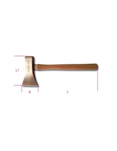 HACHA 145X82 MM ANTICHISPA 1703BA/A