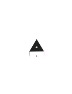 HOJA TRIANGULARES DE REPUESTO 1717T RT