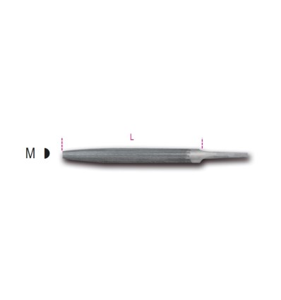 LIMA SEMIRREDONDA DE CORTE 1718D6/M
