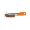 CEPILLO CURVO CON PUAS DE LATON ONDULADO 1737NX