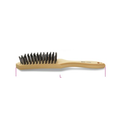 CEPILLO CON PUAS ACERO DE 5 FILAS 1737AC
