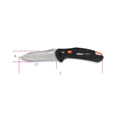 NAVAJA PLEGABLE CIERRE SEGURIDAD 1778BS