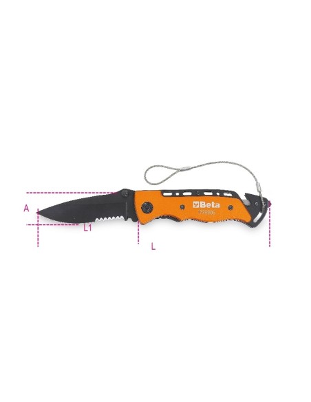 CUCHILLO DE AUTO-SOCORRO 1778SOS-HS