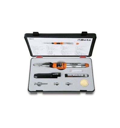 SOLDADOR DE DE GAS CON 7 ACCESORIOS 1827/K