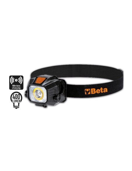 LAMPARA FRONTAL LED DE CABEZA RECARGABLE 30-400 LUMENS 1836AW