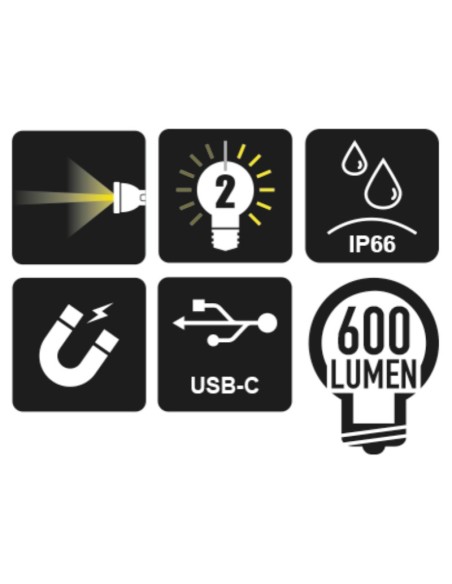 LAMPARA MAGNETICAAARTICULADA 1837F/USB